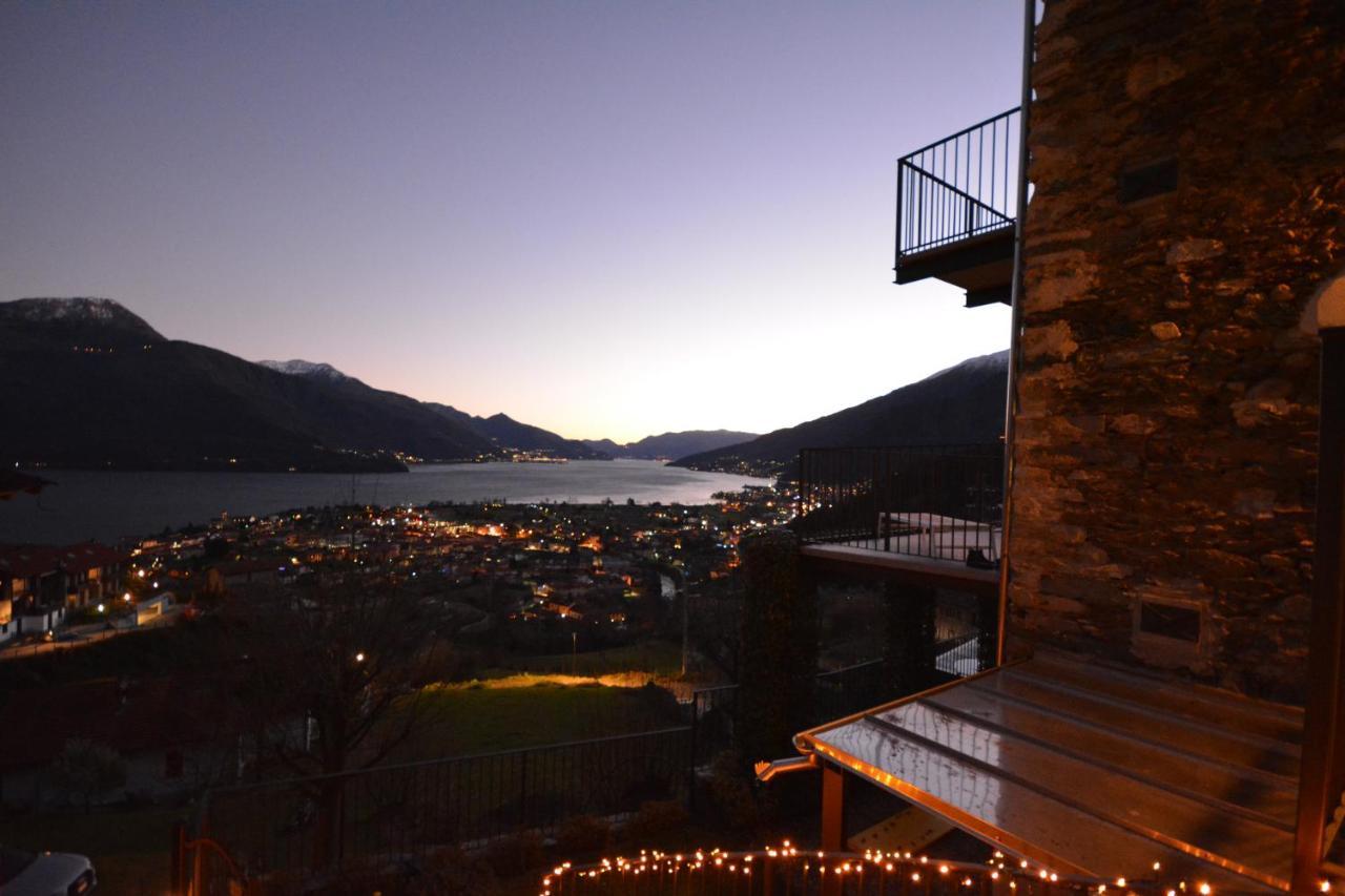 Casa Di Campagna Rosina Con Piscina E Vista Lago Gravedona Luaran gambar