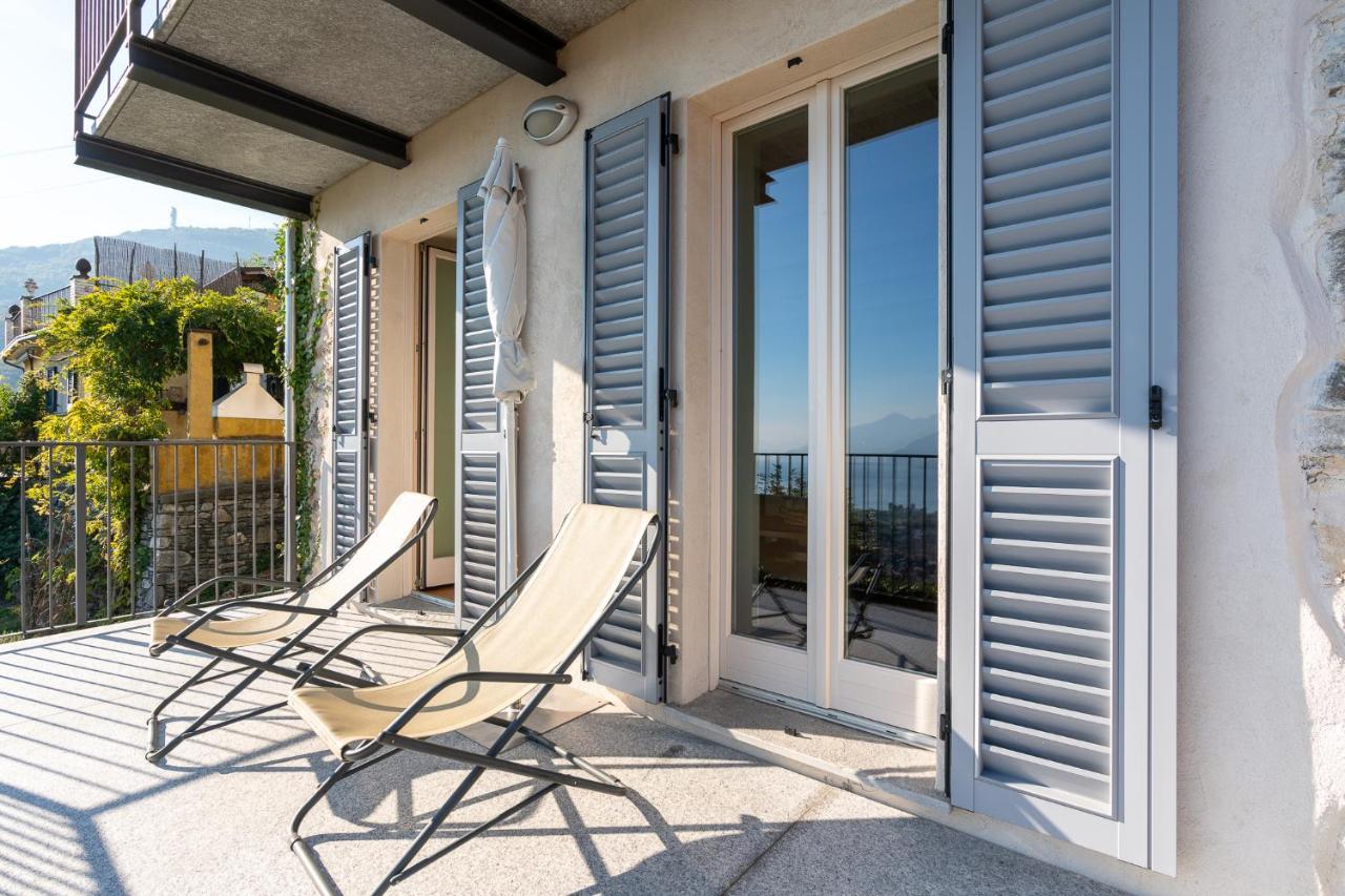 Casa Di Campagna Rosina Con Piscina E Vista Lago Gravedona Luaran gambar